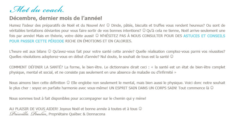 Infolettre - Partie 2